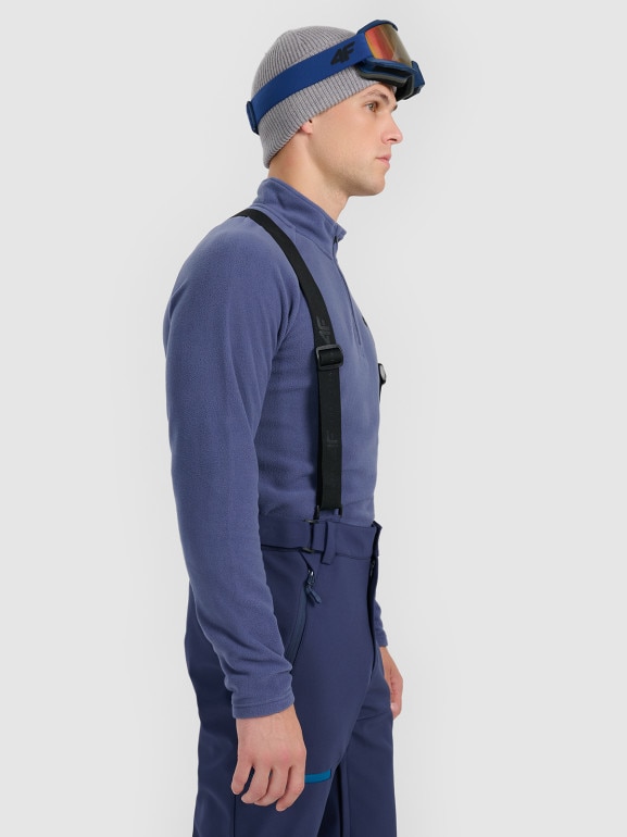 Męska bielizna termiczna polarowa (góra) 4F 4FWAW25UFLEM065 - granatowa