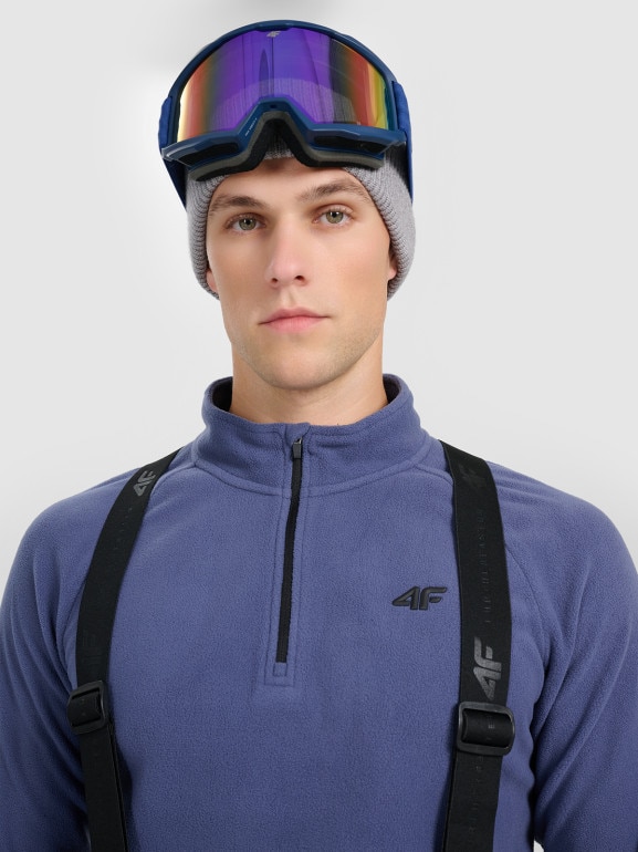 Męska bielizna termiczna polarowa (góra) 4F 4FWAW25UFLEM065 - granatowa