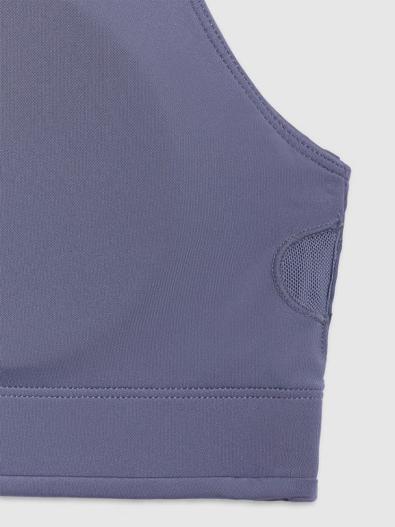 Damski biustonosz treningowy 4F 4FWAW25USBAF225 - granatowy