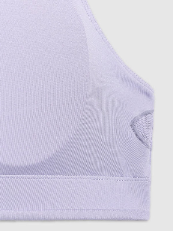 Damski biustonosz treningowy 4F 4FWAW25USBAF225 - niebieski