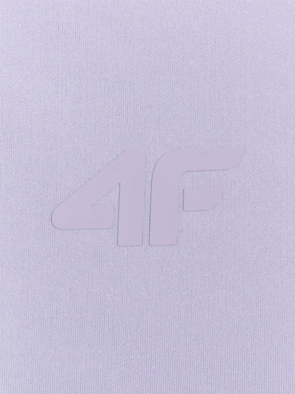 Damski biustonosz treningowy 4F 4FWAW25USBAF225 - niebieski