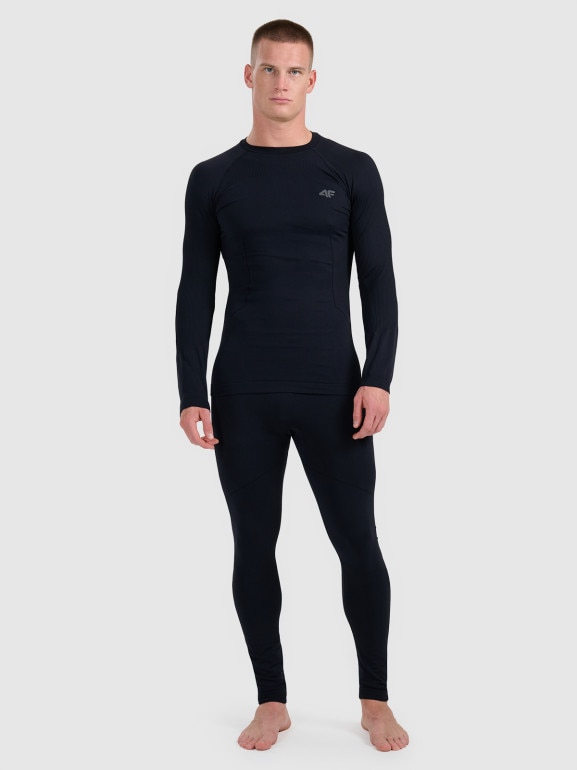 Męska bielizna termoaktywna (dół) 4F 4FWAW25USEAM234 - czarna
