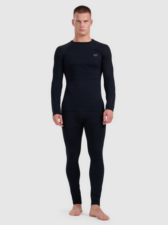 Męska bielizna termoaktywna (dół) 4F 4FWAW25USEAM234 - czarna