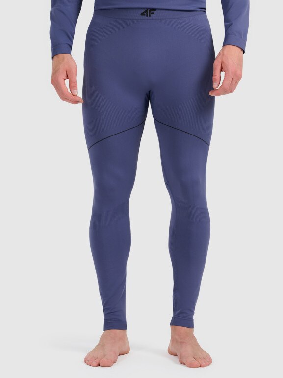 Męska bielizna termoaktywna (dół) 4F 4FWAW25USEAM234 - granatowa