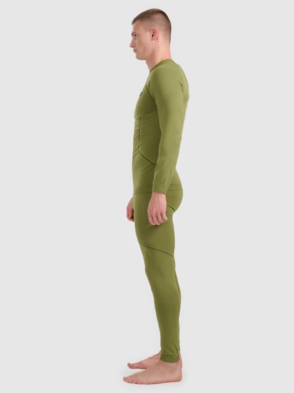 Męska bielizna termoaktywna (dół) 4F 4FWAW25USEAM234 - khaki