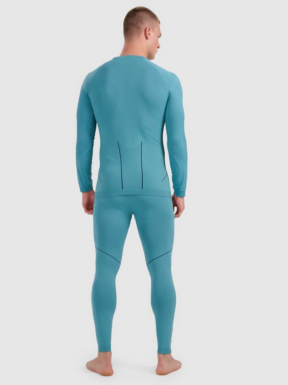 Męska bielizna termoaktywna (dół) 4F 4FWAW25USEAM234 - niebieska