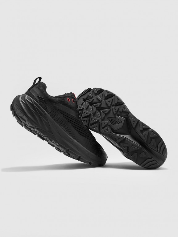 Damskie buty trekkingowe trailowe z membraną Speed Hiker 4F 4FWMM00FOTSF033 - czarne