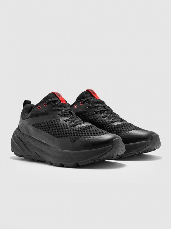 Damskie buty trekkingowe trailowe z membraną Speed Hiker 4F 4FWMM00FOTSF033 - czarne