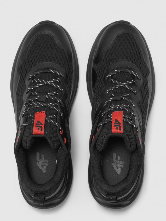 Damskie buty trekkingowe trailowe z membraną Speed Hiker 4F 4FWMM00FOTSF033 - czarne