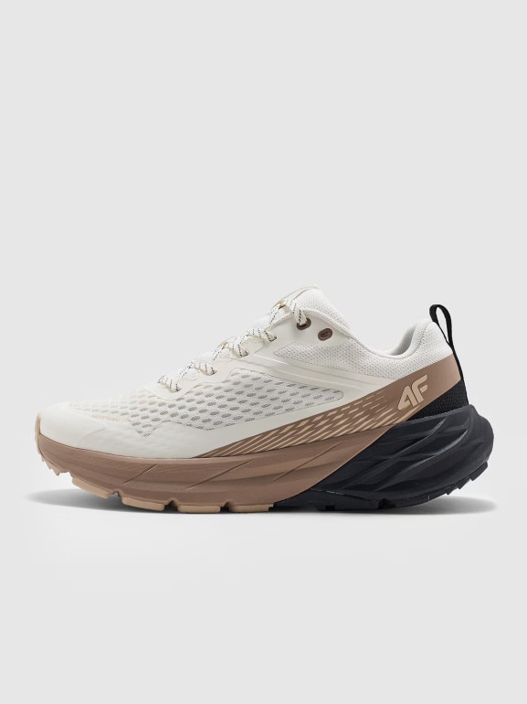 Męskie buty trekkingowe 4F SPEED HIKER 4FWMM00FOTSM036 - beżowe