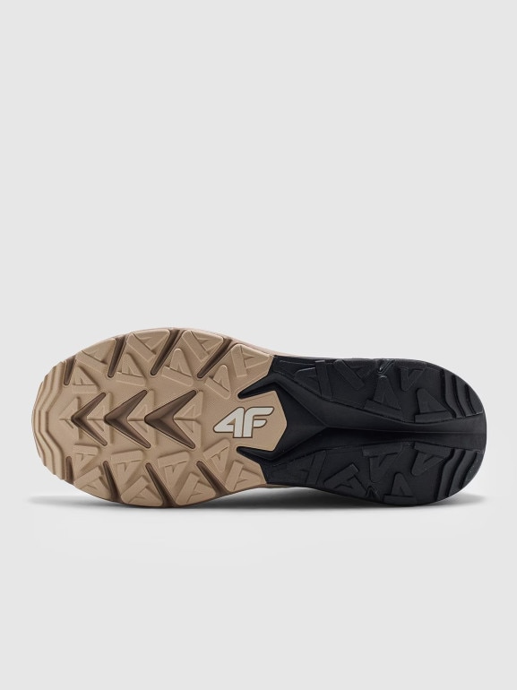 Męskie buty trekkingowe 4F SPEED HIKER 4FWMM00FOTSM036 - beżowe