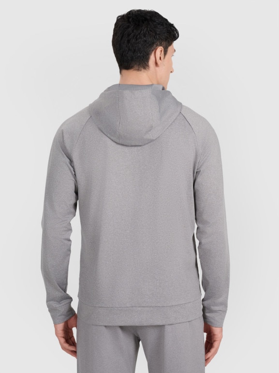 Męska bluza treningowa 4F 4FWMM00TFSWM654 - szara