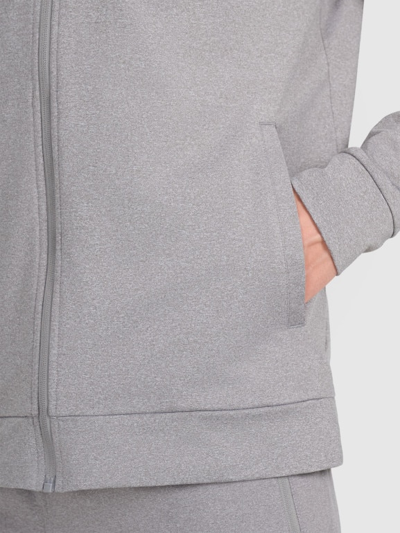 Męska bluza treningowa 4F 4FWMM00TFSWM654 - szara