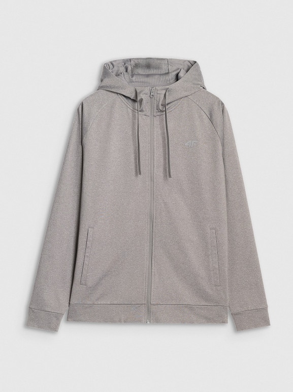 Męska bluza treningowa 4F 4FWMM00TFSWM654 - szara