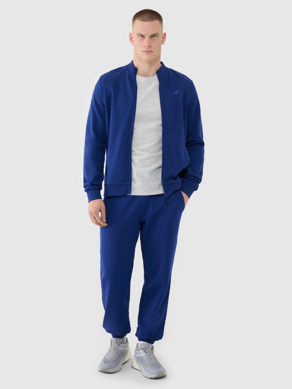 Męski t-shirt basic 4F 4FWMM00TTSHM2657 - szary