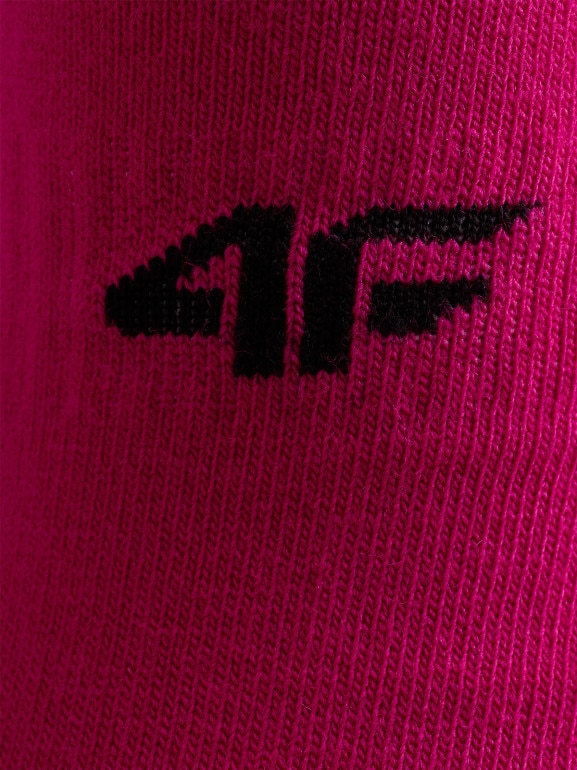 Damskie skarpety narciarskie 4F 4FWMM00UFSOF239 - różowe