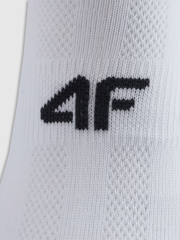 Damskie skarpetki treningowe (3-pack) 4F 4FWMM00UFSOF244 - białe