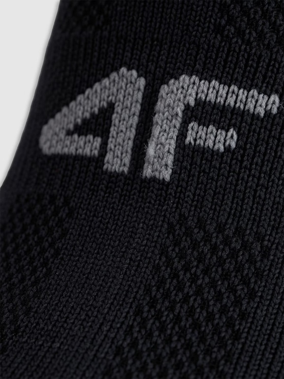 Damskie skarpetki treningowe (3-pack) 4F 4FWMM00UFSOF244 - czarne