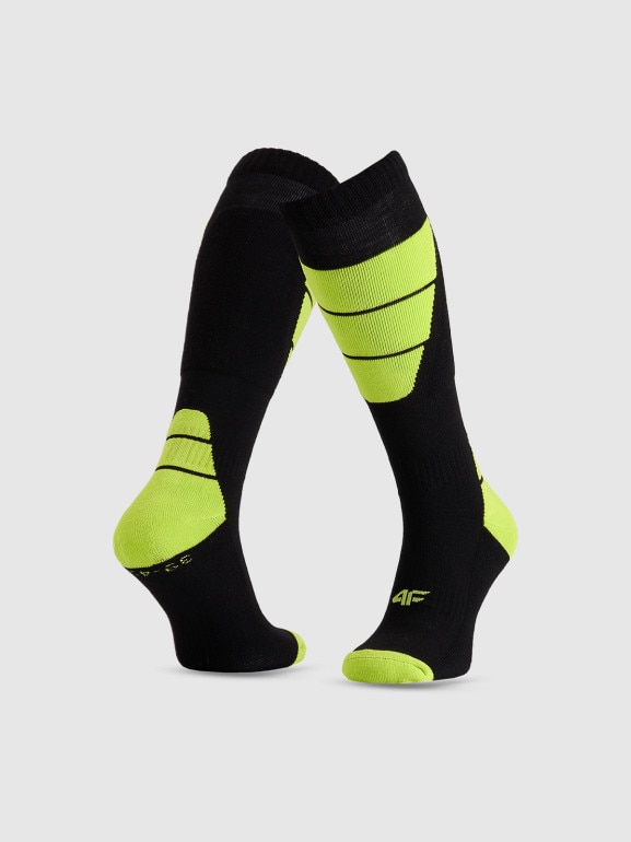 Męskie skarpety narciarskie 4F 4FWMM00UFSOM240 - czarne