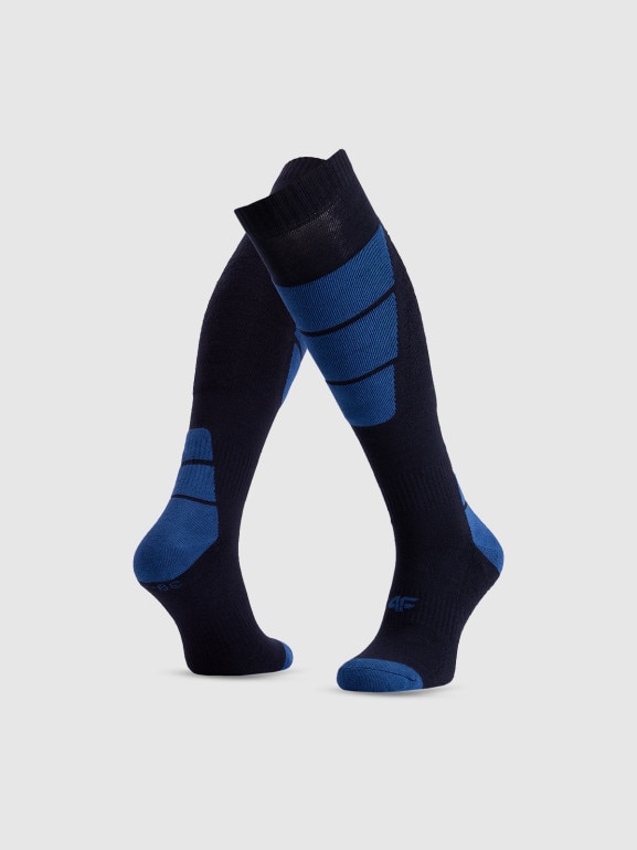 Męskie skarpety narciarskie 4F 4FWMM00UFSOM240 - czarne