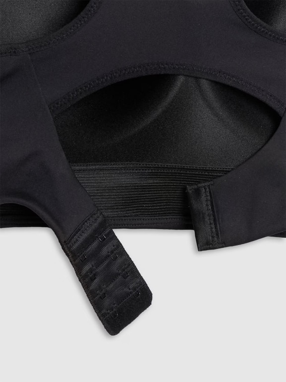 Damski biustonosz treningowy 4F 4FWMM00USBAF216 - czarny