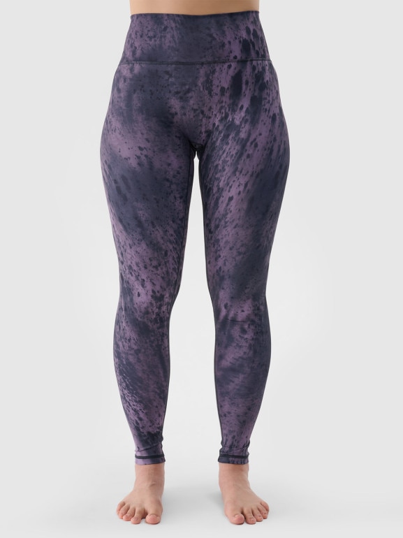 Damskie legginsy treningowe 4F 4FWSS24TFTIF236 - multikolor