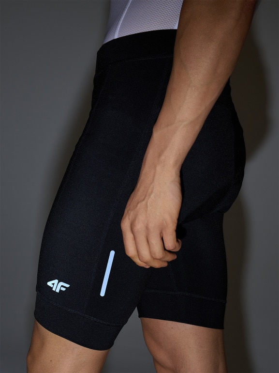Męskie kolarki rowerowe 4F 4FWSS25TFSTM030 - czarne