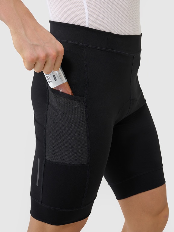 Męskie kolarki rowerowe 4F 4FWSS25TFSTM030 - czarne