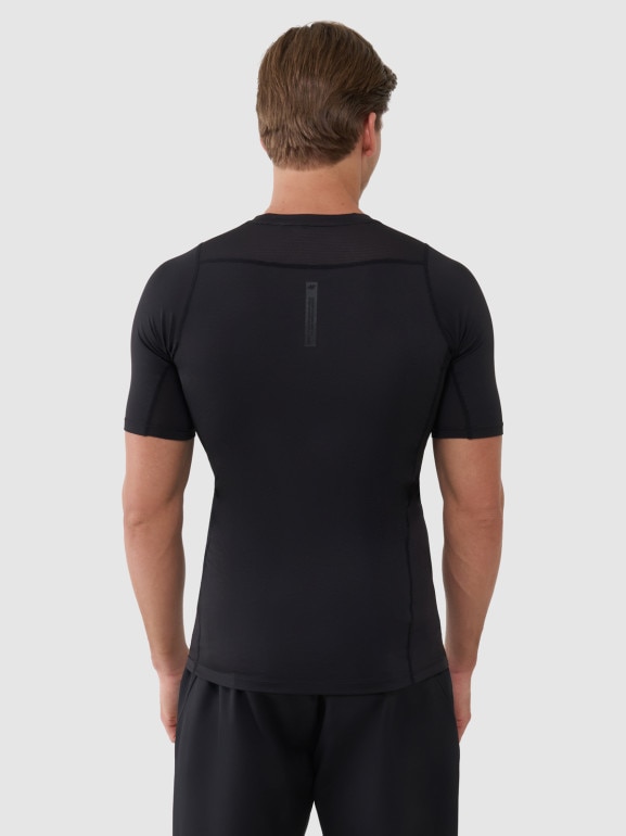Męska koszulka treningowa 4F 4FWSS25TFTSM1218 - czarna
