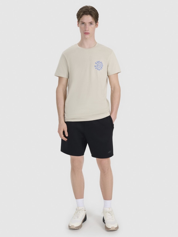 Męskie spodenki dresowe 4F 4FWSS25TSHOM534 - czarne