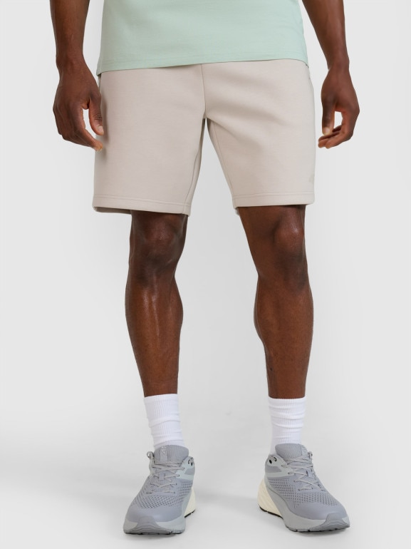 Męskie spodenki dresowe 4F 4FWSS25TSHOM534 - beżowe