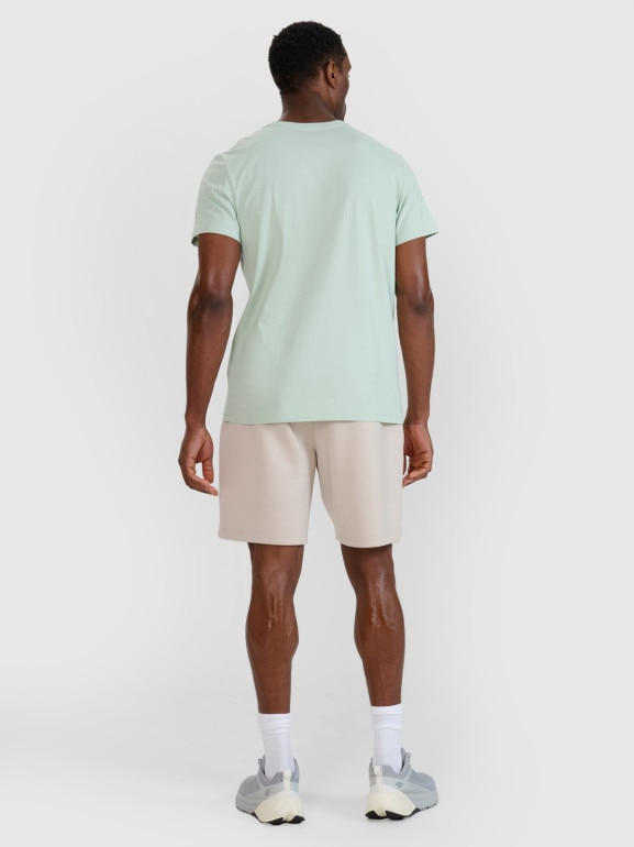 Męskie spodenki dresowe 4F 4FWSS25TSHOM534 - beżowe