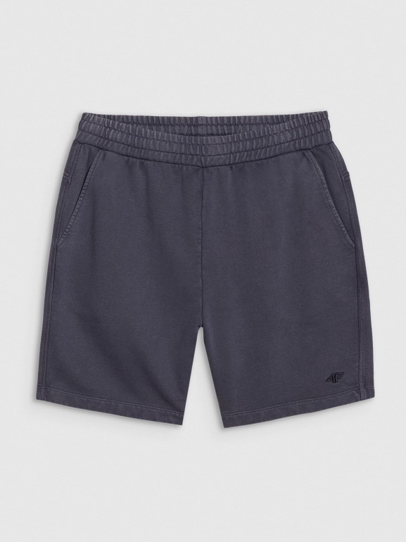 Męskie spodenki dresowe 4F 4FWSS25TSHOM606 - granatowe