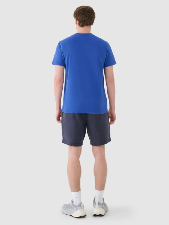 Męskie spodenki dresowe 4F 4FWSS25TSHOM606 - granatowe