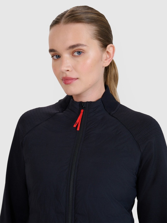 Damska kurtka trekkingowa 4F 4FWSS25TTJAF0875 - czarna