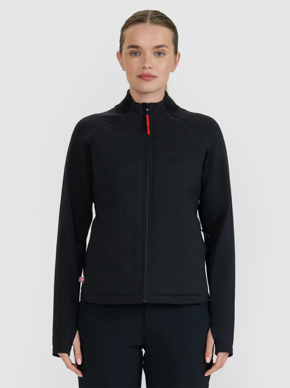 Damska kurtka trekkingowa 4F 4FWSS25TTJAF0875 - czarna