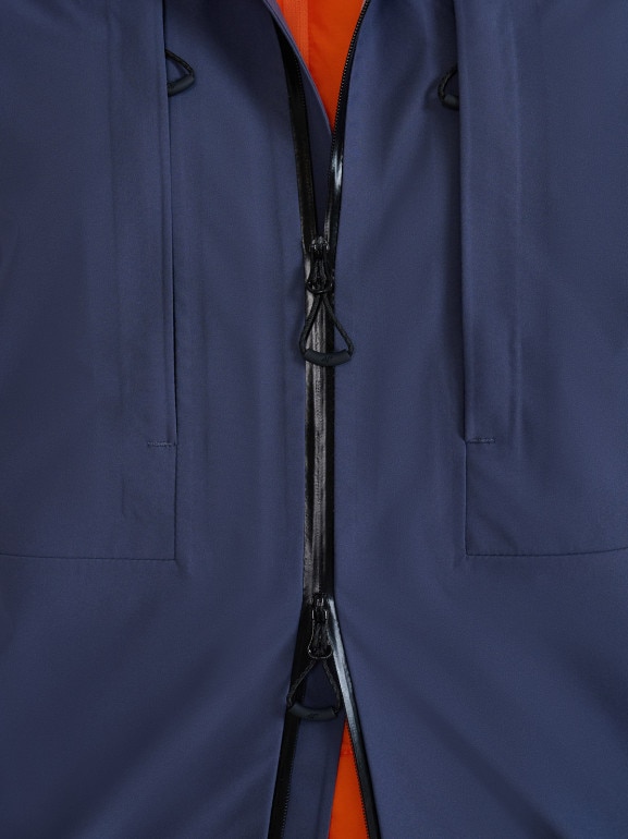 Damska kurtka trekkingowa 4F 4FWSS25TTJAF700 - granatowa