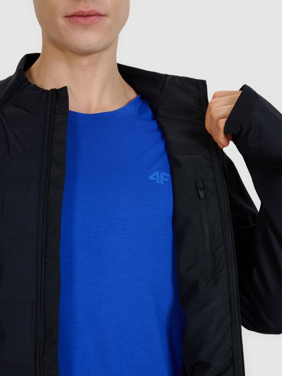 Męska kurtka trekkingowa 4F 4FWSS25TTJAM0876 - czarna