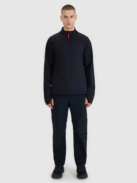 Męska kurtka trekkingowa 4F 4FWSS25TTJAM0876 - czarna