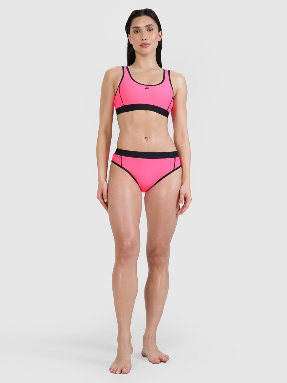 Damski kostium kąpielowy (dół) 4F 4FWSS25UBKBF078 - różowy