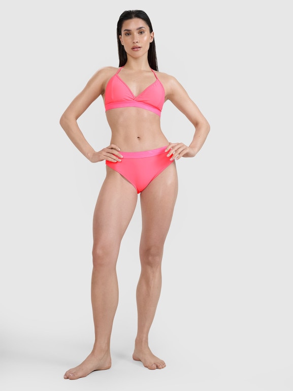 Damski kostium kąpielowy (góra) 4F 4FWSS25UBKTF071 - różowy
