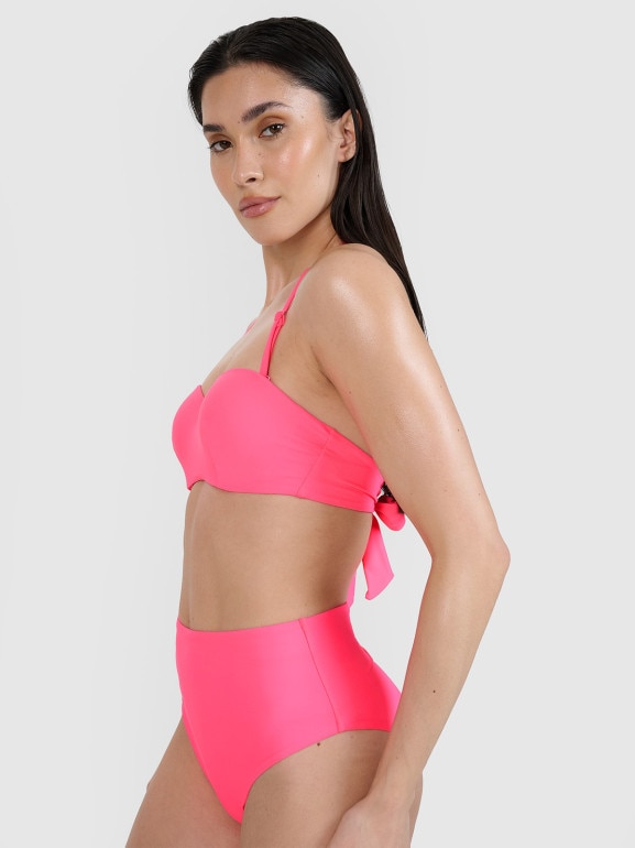Damski kostium kąpielowy (góra) 4F 4FWSS25UBKTF072 - różowy