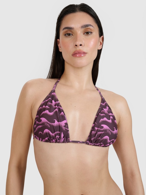 Damski kostium kąpielowy (góra) 4F 4FWSS25UBKTF075 - multikolor