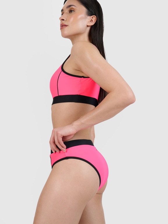 Damski kostium kąpielowy (góra) 4F 4FWSS25UBKTF077 - różowy