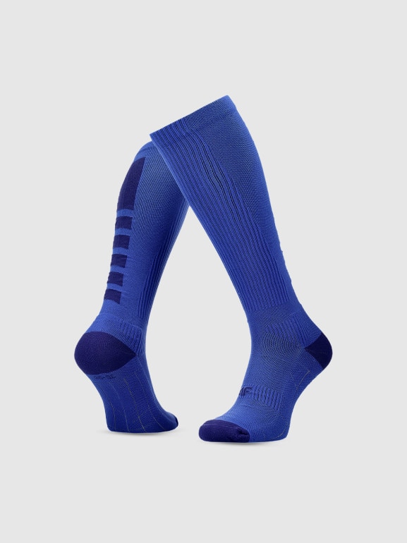 Skarpetki do biegania uniseks 4F 4FWSS25UFSOU178 - niebieskie