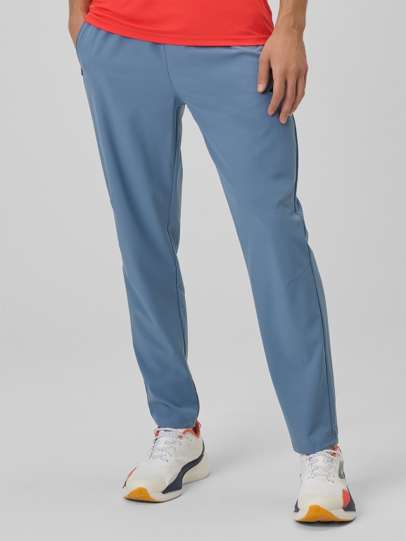 Męskie spodnie treningowe 4F 4FWSS26TFTRM1047 - denim