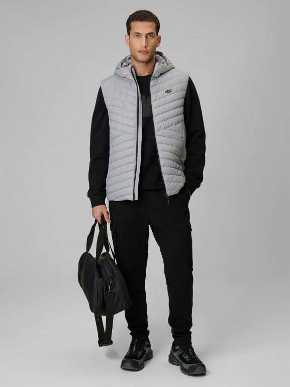 Bezrękawnik treningowy 4F PRO 4FWSS26TVJAM344 - szary