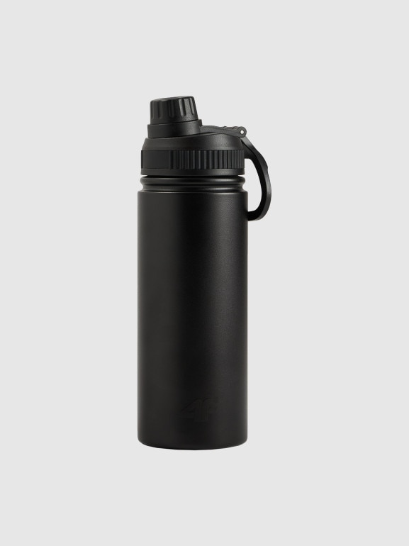 Bidon na wodę 4F 4FRSS26ABOTU033 540 ml - czarny