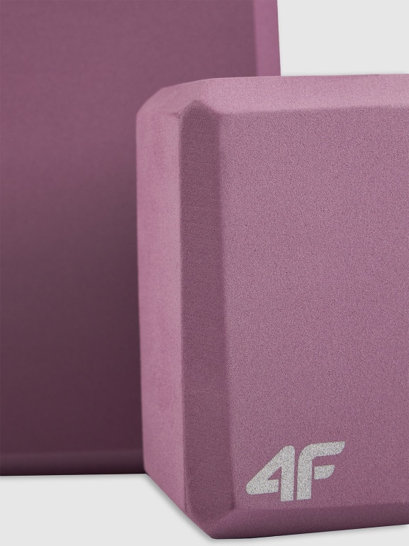 Bloczki do jogi (2-pack) 4F 4FRSS26AAOTU193 - różowe