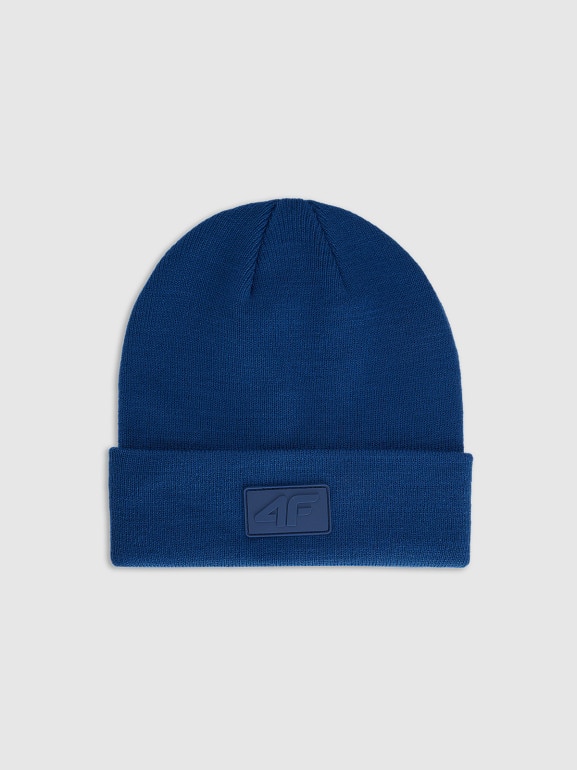 Czapka beanie uniseks 4F 4FRAW25ACAPU0809 - granatowa